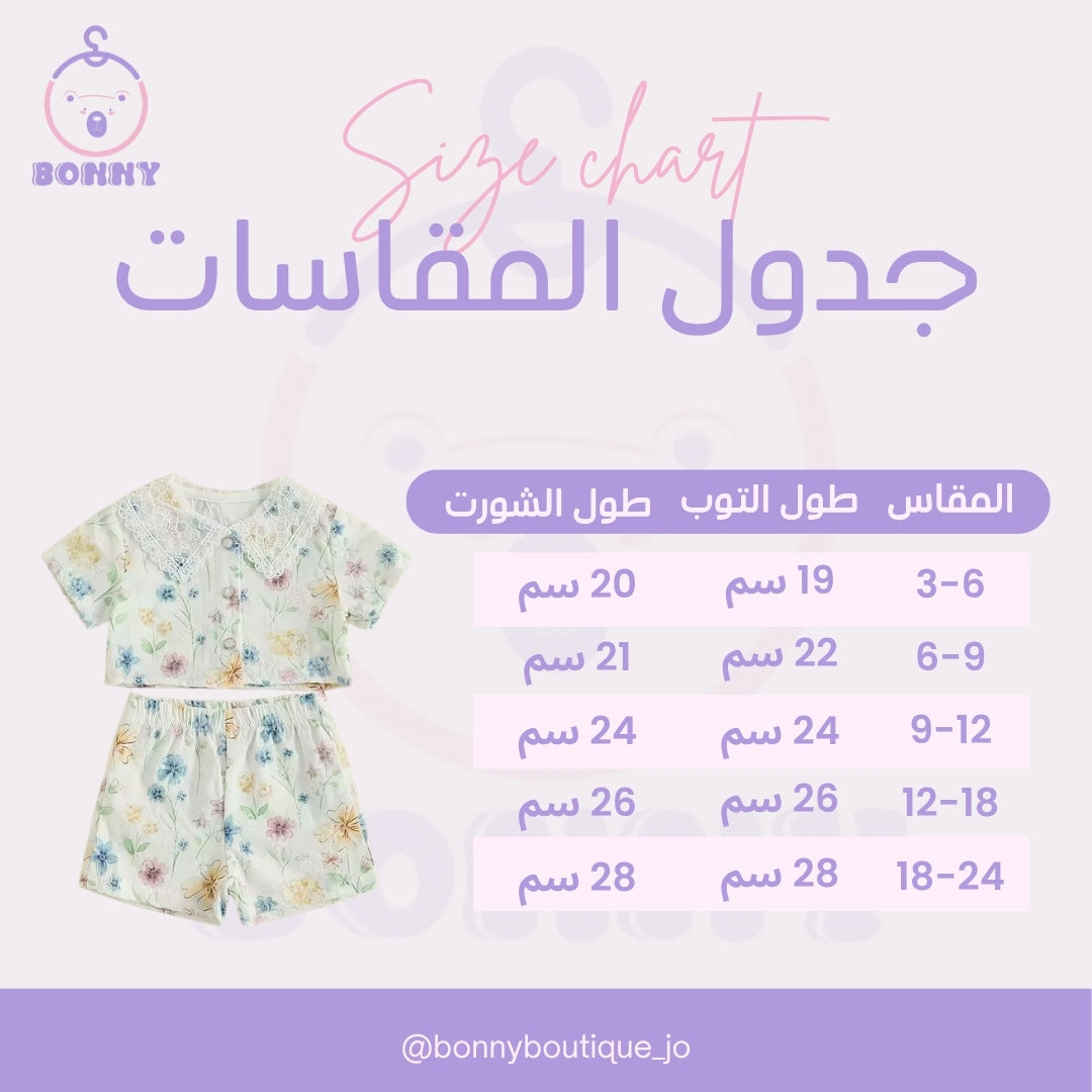 Soft & Chic Vintage Floral Short Set