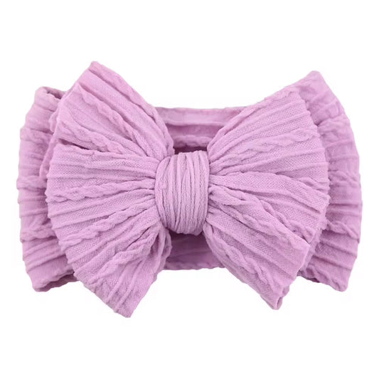 Soft Ribbed Baby Headband – Soft Lavender