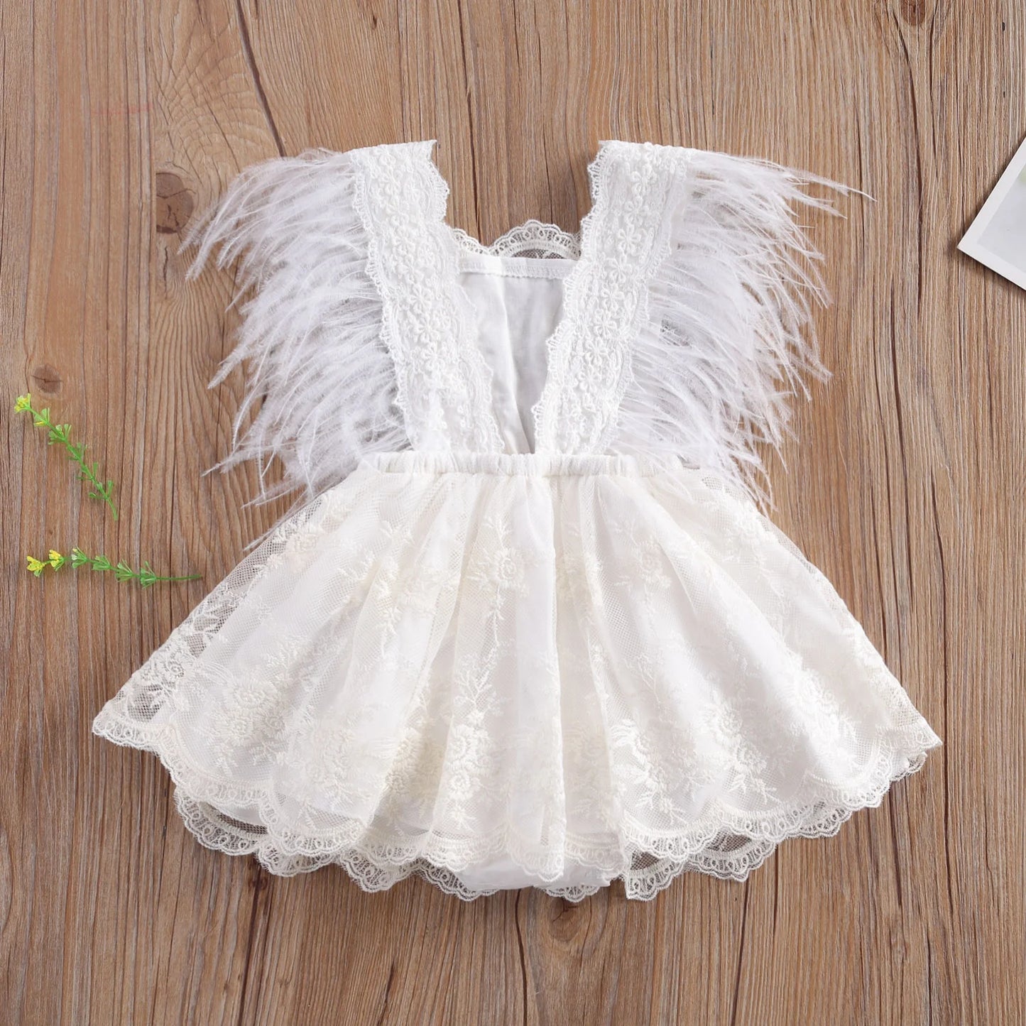 Soft White Swan Princess Dress