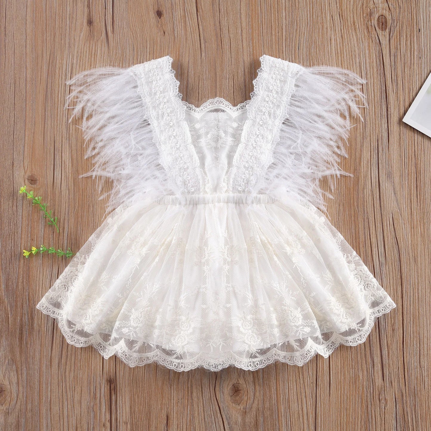 Soft White Swan Princess Dress