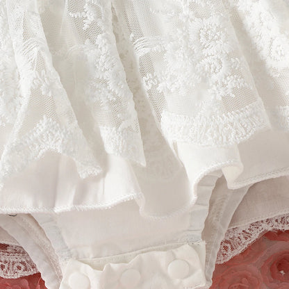 Soft White Swan Princess Dress