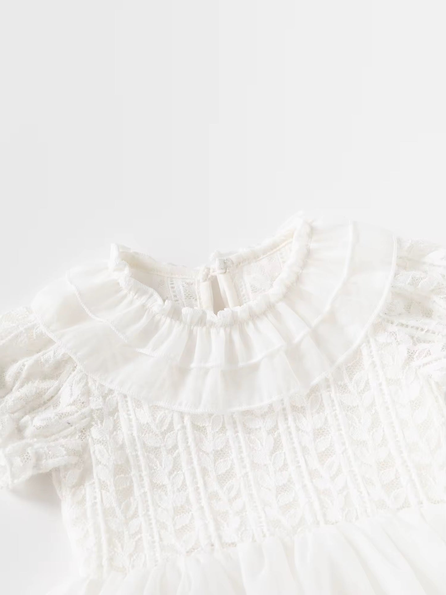 Elegant White Formal Baby Dress