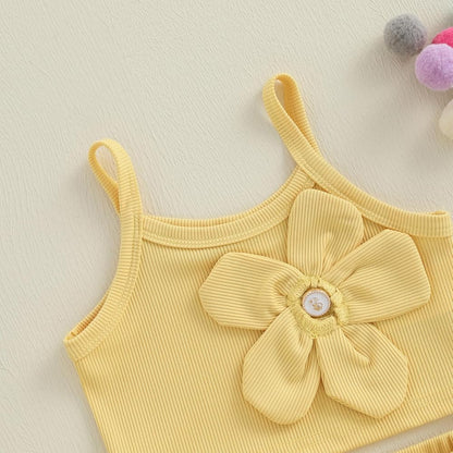 Sunny Flower Elegant Skort Set