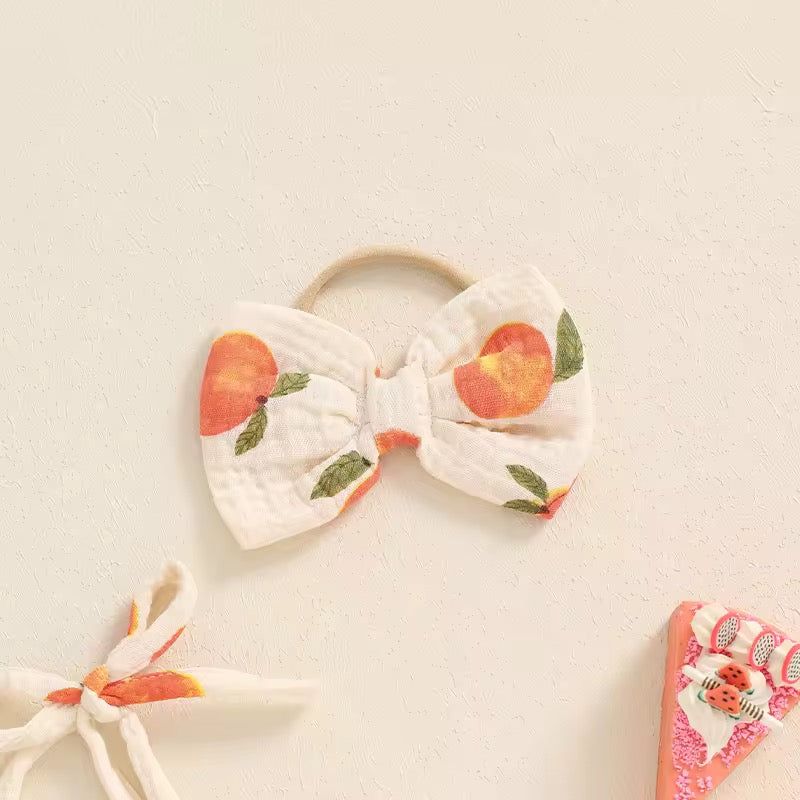 Elegant Apricot Soft Cotton Romper