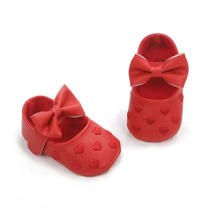 Baby Red Shoes with Hearts