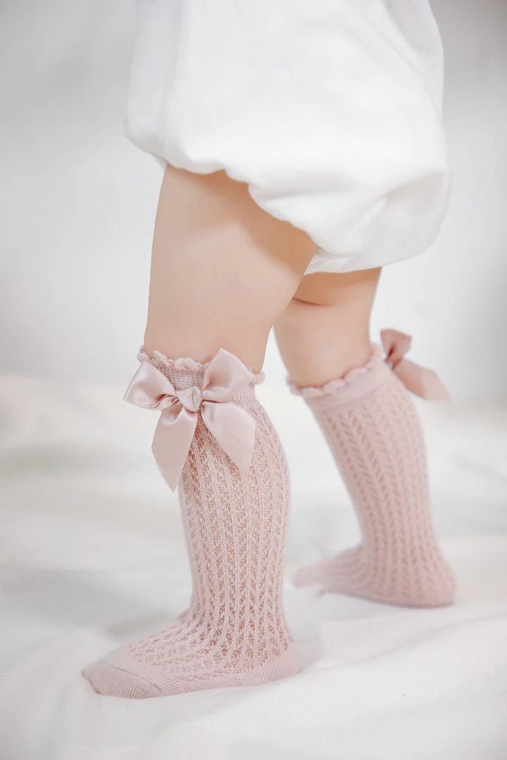 Princess Socks: Elevate Your Baby Girl's Style with Comfort and Elegance-pink