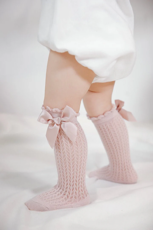 Princess Socks: Elevate Your Baby Girl's Style with Comfort and Elegance-pink