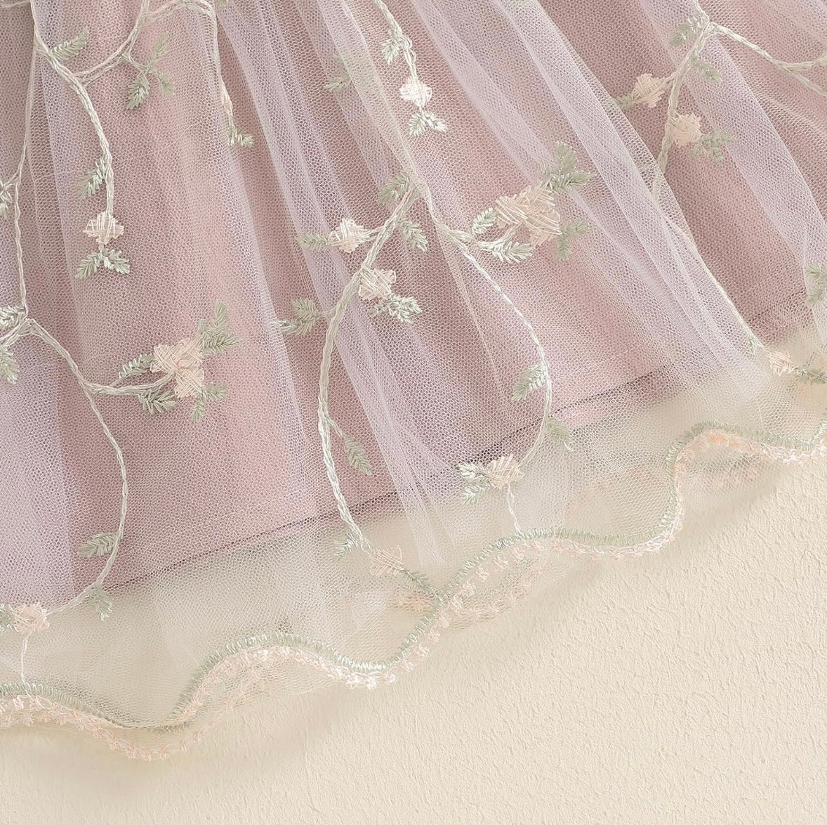 Vintage Rose Princess Lace Dress with Bonnet