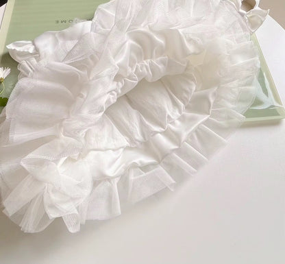 White Party Dress with Big Bow