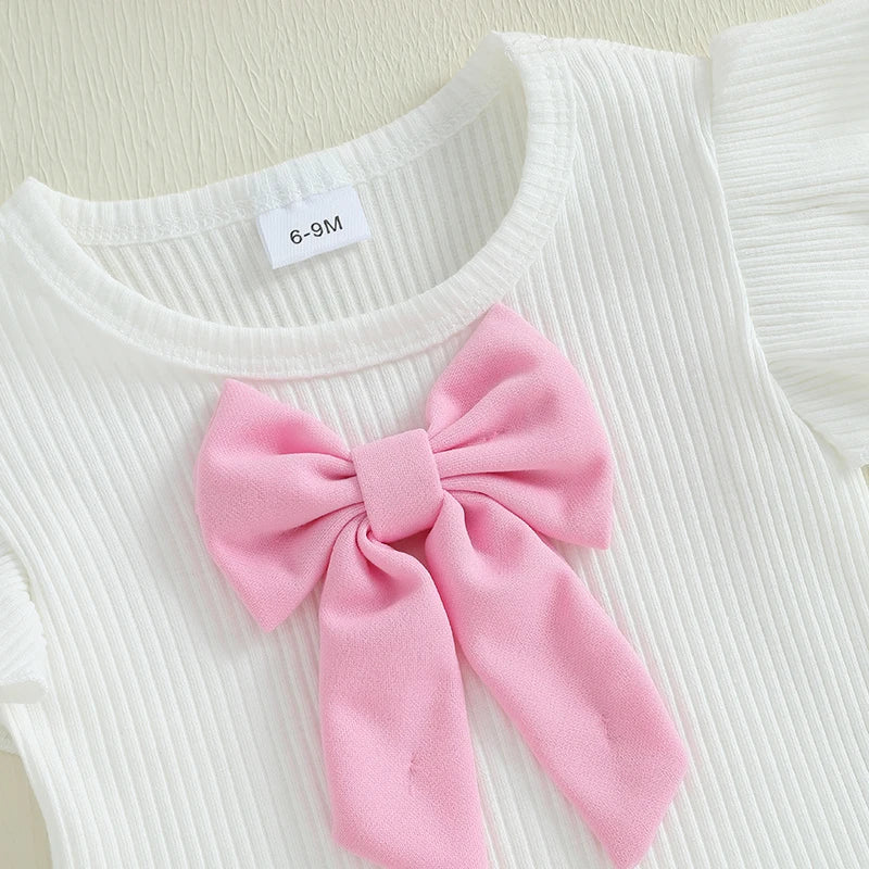 Classy Pink Pearl-Vibe Skort Set