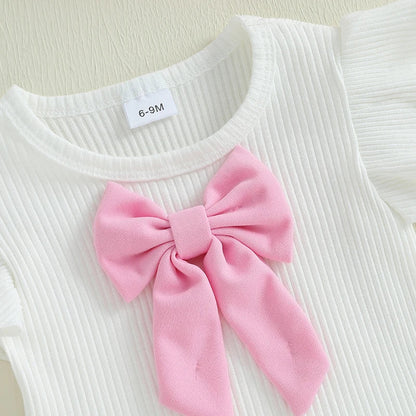 Classy Pink Pearl-Vibe Skort Set