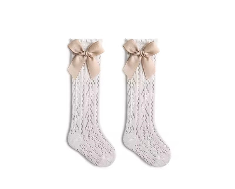 Princess Socks: Elevate Your Baby Girl's Style with Comfort and Elegance-Beige