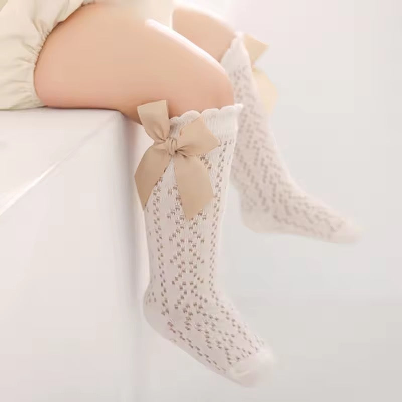 Princess Socks: Elevate Your Baby Girl's Style with Comfort and Elegance-Beige