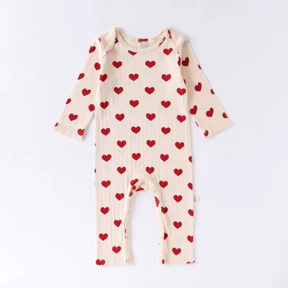 Sweet Hearts Premium Cotton Romper
