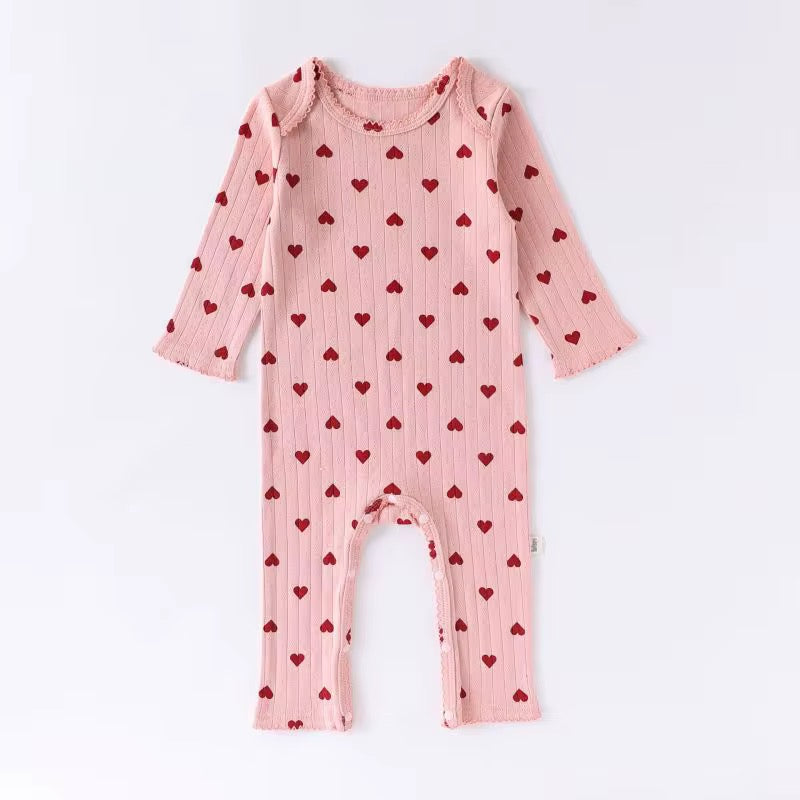 Sweet Hearts Premium Cotton Romper