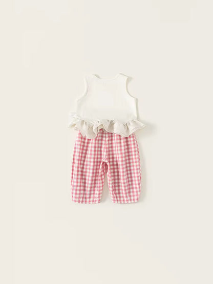 Cute Cartoon 'Summer Fun' 2-Piece Set