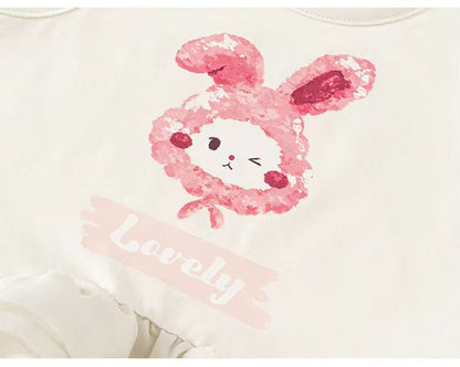 Cute Cartoon 'Summer Fun' 2-Piece Set