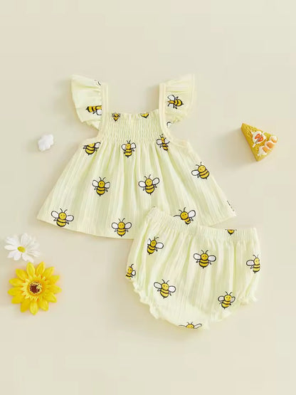 Yellow Honeybee 2-Piece Set