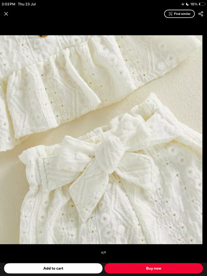 Off-White Formal 2-Piece Set