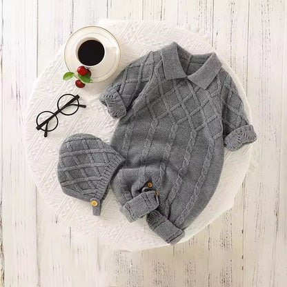 Cozy Grey Knitted Set