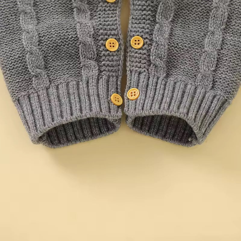 Cozy Grey Knitted Set