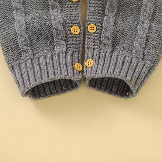 Cozy Grey Knitted Set