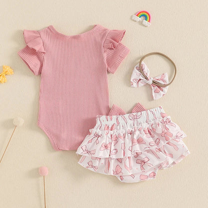 Cute & Cozy Ribbed Bow Skirt Outfit