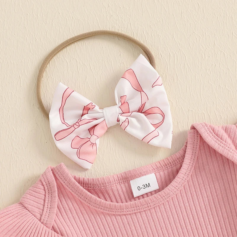 Cute & Cozy Ribbed Bow Skirt Outfit
